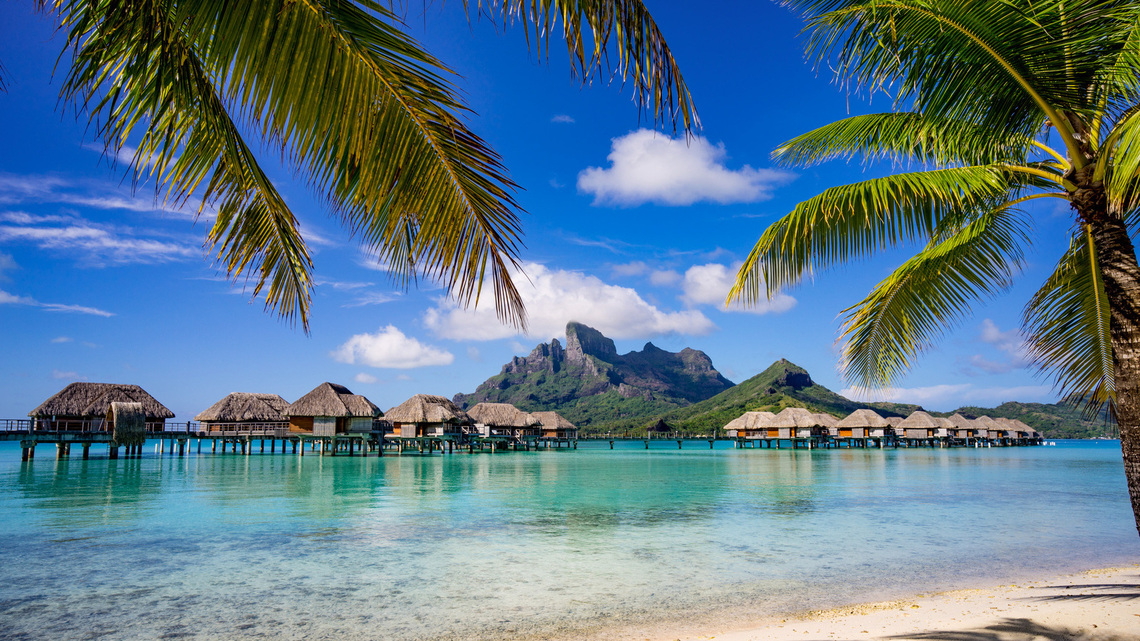 Bungalows sur l'eau au Four Seasons Resort Bora Bora